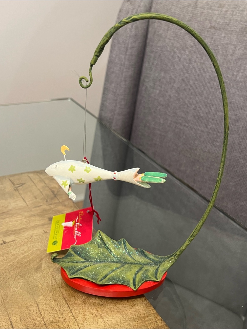 a Patience Brewster Krinkles Department 56 Fish Ornament